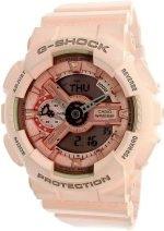 Sports Watch Gold and Pink Dial Pink Quartz Ladies - Image 3